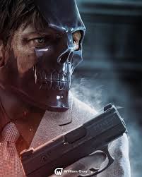 Roman Sionis Mask Birds Of Prey William Gray On Instagram Quick Edit Of Ewan Mcgregor As Black Mask Done In Photoshop Web Of Smiles Skull1 Black Mask Batman Black Mask Comics Black Mask