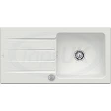 They are also easy to clean, hygienic, heat proof and stain resistant. Villeroy Boch Architectura 60 1 0 Bowl White Ceramic Kitchen Sink No Waste Buy Online In Bahamas At Bahamas Desertcart Com Productid 127421829