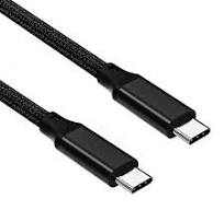 USB C to C Cable, 3.2 Gen 2 USB-C Cable 10ft - 4K UHD 20Gbps 100W PD Fast  Charging Cable for MacBook Pro, for iPad Pro, Nylon Braided, Black.