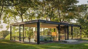 The glass house was philip johnson's private residence, and many of his bauhaus furnishings remain there. Philip Johnson Glass House A National Trust Historic Site National Trust For Historic Preservation Philip Johnson Glass House Farnsworth House Glass House