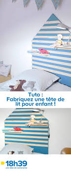 Tuto Fabriquez Une Tete De Lit Pour Enfant Avec Des Tasseaux De Bois En 2020 Lit Enfant Meuble Enfant Tasseau Bois