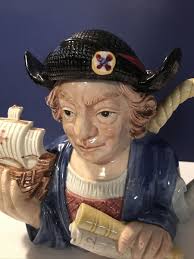 Fitz and Floyd Teapot “Figures From History” Christopher Columbus Ltd. Ed.  #1688