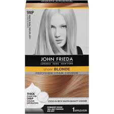 Does john frieda really make you go blonder? John Frieda Hair Color Sheer Blonde Precision Foam Colour Light Natural Pearl Blonde 9np Permanent Colour 1 Each Instacart