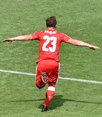 From the 2018 panini world cup russia '18 set, base common cards. Xherden Shaqiri Goal Vs Belarus