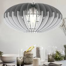 Mon coeur, aux couleurs du ciel. Lampe A Suspension Lattes De Bois Gris Blanc H 120 Cm Sotos 1 Etc Shop