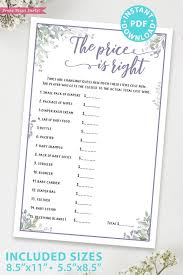How to play the price is right at a baby shower if you're fancy (2nd way to play) when i looked into playing the price is right baby shower game i came across a post on ehow.com that says the baby shower host should purchase 10 to 20 baby items. The Price Is Right Baby Shower Game Purple Press Print Party