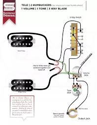Guitar wiring diagrams 3 pickups wiring diagram for you. Would It S Be Possible To Wire A Single Conductor Humbucker In A Dual Humbucker Telecaster With 1 Tone 1 Vol And A 3 Way Blade Switch And If So How Quora