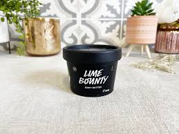 The recipe uses 80% butters (including fragrance/essential oils) and 20% exfoliants. Kathryn S Loves Lush Lime Bounty Body Butter Review
