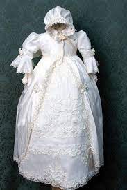 Ivory Silk Christening Gown Victorian Christening Gown White Christening Gown Christening Gowns Lace Christening Gowns Baby Christening Gowns