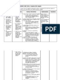 Care plan for nanda nursing diagnosis insomnia: Nursing Care Plan Impaired Skin Integrity Wound Health Sciences Free 30 Day Trial Scribd Nursing Care Plan Nursing Care Wound Care Nursing