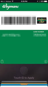 Send up to $1,000 with the suggestion to use it at wegmans. Wegmans Shoppers Club Card Showing Up In Apple Pay But Full Rollout Not Coming Until 2016 Macrumors
