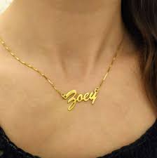 18k Gold Plated Nameplate Pendant Custom Name Necklace Etsy Custom Name Necklace Name Necklace Necklace Etsy
