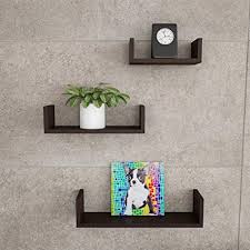 Current price $19.43 $ 19. Lavish Home Floating Shelves U Shape Wall Shelf Set With Hidden Brackets 3 Sizes To Display Decor Photos More Hardware Included Dark Brown Buy Online At Best Price In Uae Amazon Ae