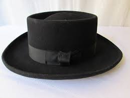 Hat Riverboat Gamblers Black Wool Hat Retro Made In The Usa Etsy Black Wool Hat Black Wool Wool Hat