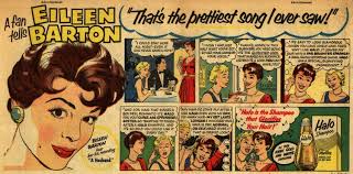 A fan tells Eileen Barton "That's the prettiest sound I ever saw!"