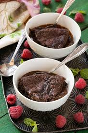 It uses artificial sweetener, berries, milk. Chocolate Pudding Cake Dinner At The Zoo