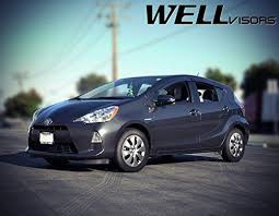 wellvisors premium series side rain guard window visors deflectors for 12 up toyota prius c 2012 2013 2014 2015 2016 2017 1 toyota prius toyota for sale toyota pinterest