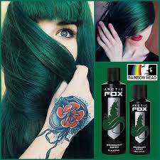 Image Result For Arctic Fox Phantom Green Fox Hair Dye Green Hair Dye Teal Hair