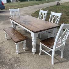 Monastery Farmhouse Chunky Maple Dining Legs 5 X Etsy In 2020 Rustic Kitchen Tables Farmhouse Dining Room Table Dining Table Makeover