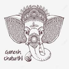 Hand Drawn Lineart Indian Idol India Ganesh Chaturthi Sacred Png Transparent Clipart Image And Psd File For Free Download In 2021 How To Draw Hands Indian Idol Clip Art