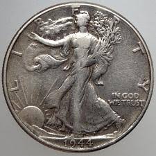 1944 Walking Liberty Half Dollar Coin Value Prices Photos