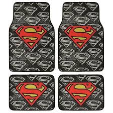 Superman Super Hero Carpet Floor Mats4 Piece Warner Brothers Licensed Products You Can Get More Details By Click Dc Comics Superman Superman Carpet Flooring