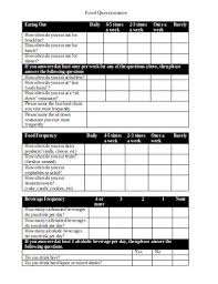 Designed by experts, this question template will be an easy reference looking at which organisations can get an idea on what type of questions they can ask. 9 Food Survey Questionnaire Templates In Pdf Ms Word Pages Google Docs Free Premium Templates