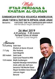 Berkatlah yang di pertuan besar negeri sembilan monarch s and menteri besar s of negeri sembilan. Once A Sdarian Malaysia Baru Perangai Lama