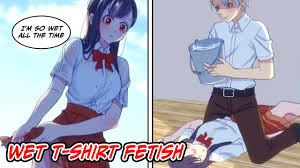 A guy with a wet t-shirt fetish… [Manga dub] - YouTube