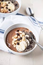Smoothie Bowl Choco Banane Peanut Butter Smoothie Bowl Smoothie Bowl Recipe Breakfast Smoothie Bowl