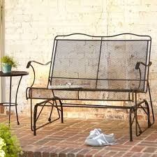 2018 Wrought Iron Glider Chair Best Furniture Gallery Check More At Http Steelbookreview Com 55 Wrought Outdoor Glider Patio Loveseat Outdoor Glider Chair
