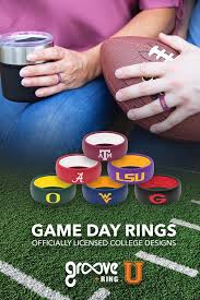 Officially Licensed Ncaa Game Day Collection Over 60 Colleges Will Be Represented In This Amazing Li Silicone Wedding Band Silicone Rings Rubber Wedding Band