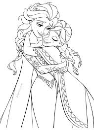 You can easily print or download them at your convenience. Anna And Elsa Warm Hug Frozen 2 Coloring Pages Free Printable Pdf