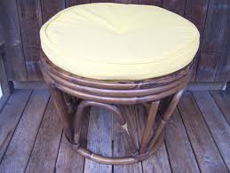 This table is versatile because it can go traditional, rustic, farmhouse or contemporary. Pier 1 Rattan Foot Stool Ottoman Boho Tommy Bahama Yellow Etsy