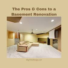 The basement is a perfect space that could. Basement Renovation The Pros And Cons Dig This Design