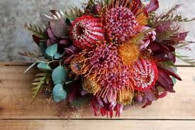 Red And Gold Summer Natives For A December Wedding December Wedding Australian Native Flowers Wedding Flowers