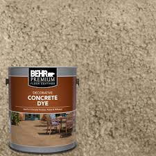 Behr Premium 1 Gal Cd 870 Sand Interior Exterior Concrete Dye