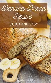 Quick And Easy Banana Bread Recipe In 2020 Quick And Easy Banana Bread Recipe Easy Banana Bread Recipe Easy Banana Bread