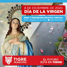 Al cargar la imagen de la virgen, la carreta se detenía. Tigre Se Prepara Para Celebrar El 8 De Diciembre El Dia De La Virgen Desde El Rio Lujan En Forma Virtual Drcormillot