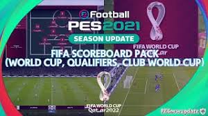 Jul 24, 2020 · club edition games of pes 2021 (for the likes of manchester united and barcelona) cost £29.99 in the uk and $34.99 in the us. Pes 2021 Scoreboard Pack Fifa World Cup Qualifiers Club World Cup By Spursfan18 Youtube