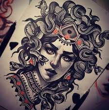 9 Beautiful And Scary Medusa Tattoo Designs Styles At Life Medusa Tattoo Medusa Tattoo Design Tattoos