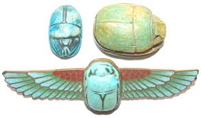 Hattie carnegie egyptian revival lapis and enamel scarab bangle bracelet. Egyptian Revival Jewelry 1920s Art Deco Scarab Evintique Vintage Antique Jewelry Postcards Photos