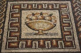 Download and buy this stock image: Fruit Roman Mosaic Illustration World History Encyclopedia
