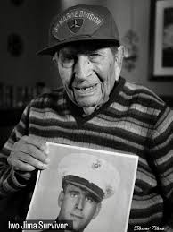 Harold Schultz joined the U.S. Marine Corps in 1943 and was assigned to E  Company, 2nd Battalion, 28th Marines, 5th Marine Division. After completing  boot camp and combat training, he deployed to