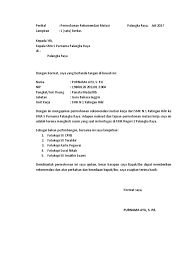 Departemen pendidikan dan kebudayaan dinas pendidikan menengah atas jalan asem dengan hormat, melalui surat ini kami sampaikan penerimaan permohonan mutasi berdasarkan memperhatian surat permohonan pribadi sdri. Contoh Surat Permohonan Mutasi Ikut Suami