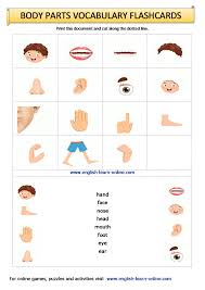 English as a second language esl grade level. Body Parts Vocabulary In English With Pictures Games Sounds Quizzes