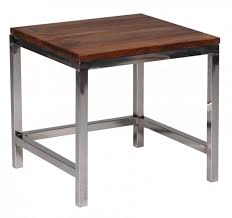 Tisch aus holz und metall in modernem design rechteckig hita. Sheesham Satztisch Massiv 45 X 45 35 X 35 Cm Couchtisch Massivholz