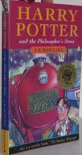 Turning the envelope over, his hand trembling, harry saw a purple wax seal bearing a coat of arms; Harry Potter And The Philosopher S Stone By Rowling J K 1997