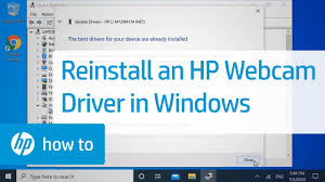 Reinstalling An Hp Webcam Driver In Windows Hp Computers Hp Youtube