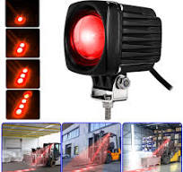 10W Forklift Safety Truck Light Red LED Warehouse Pedestrian Warning  Vehicles US
